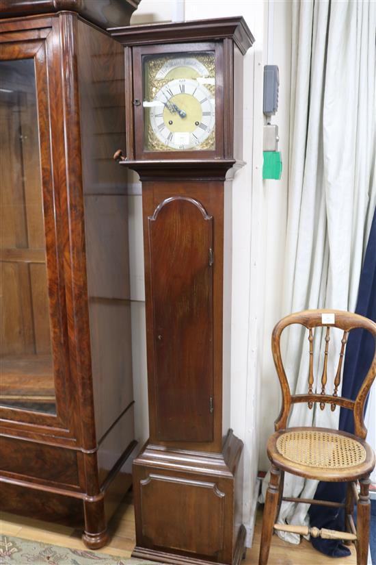 Thos. Reid of Edinburgh. A mahogany grandmother clock